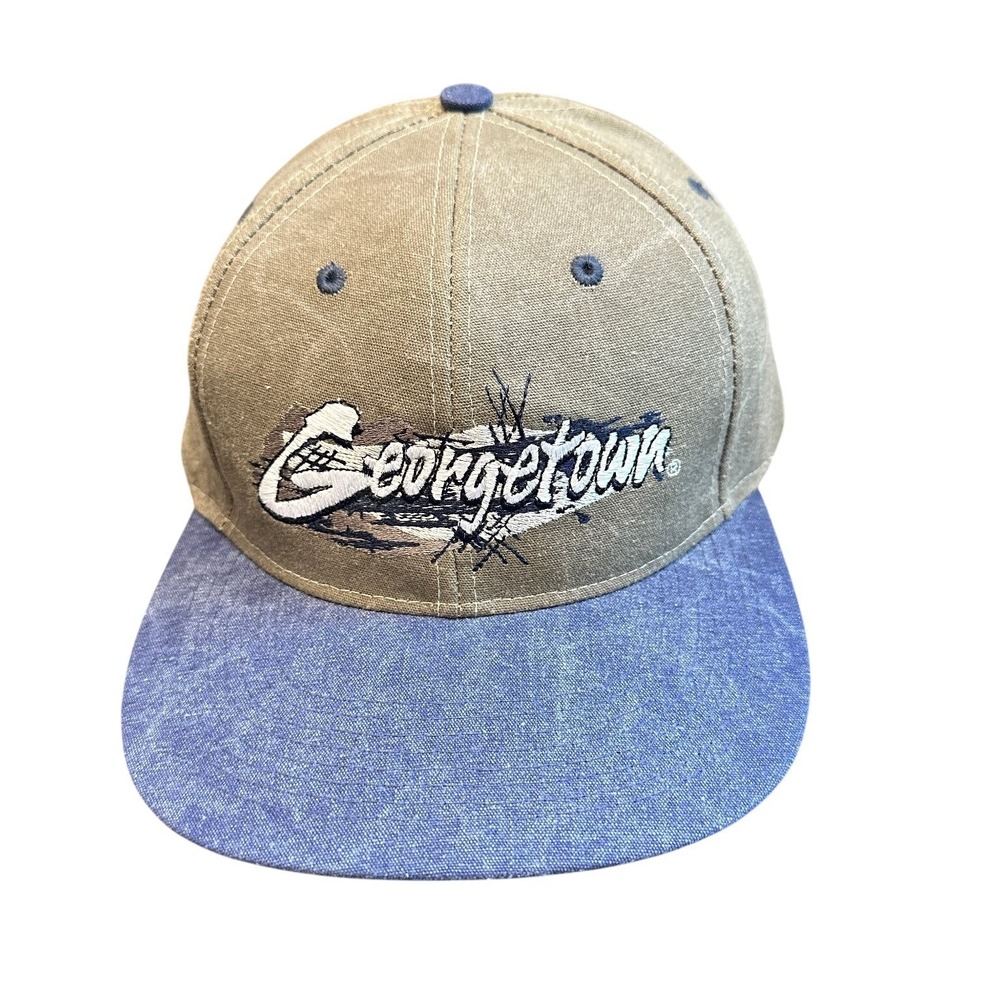 Georgetown University Hoyas Logo 7 Hat Snapback Vtg 90's